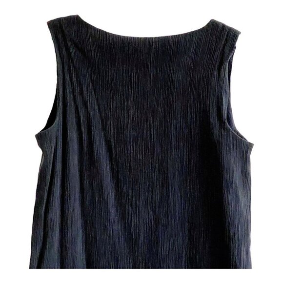 Pure Jill Textured mixed media dress, , Navy, Size XS - Picture 7 of 9